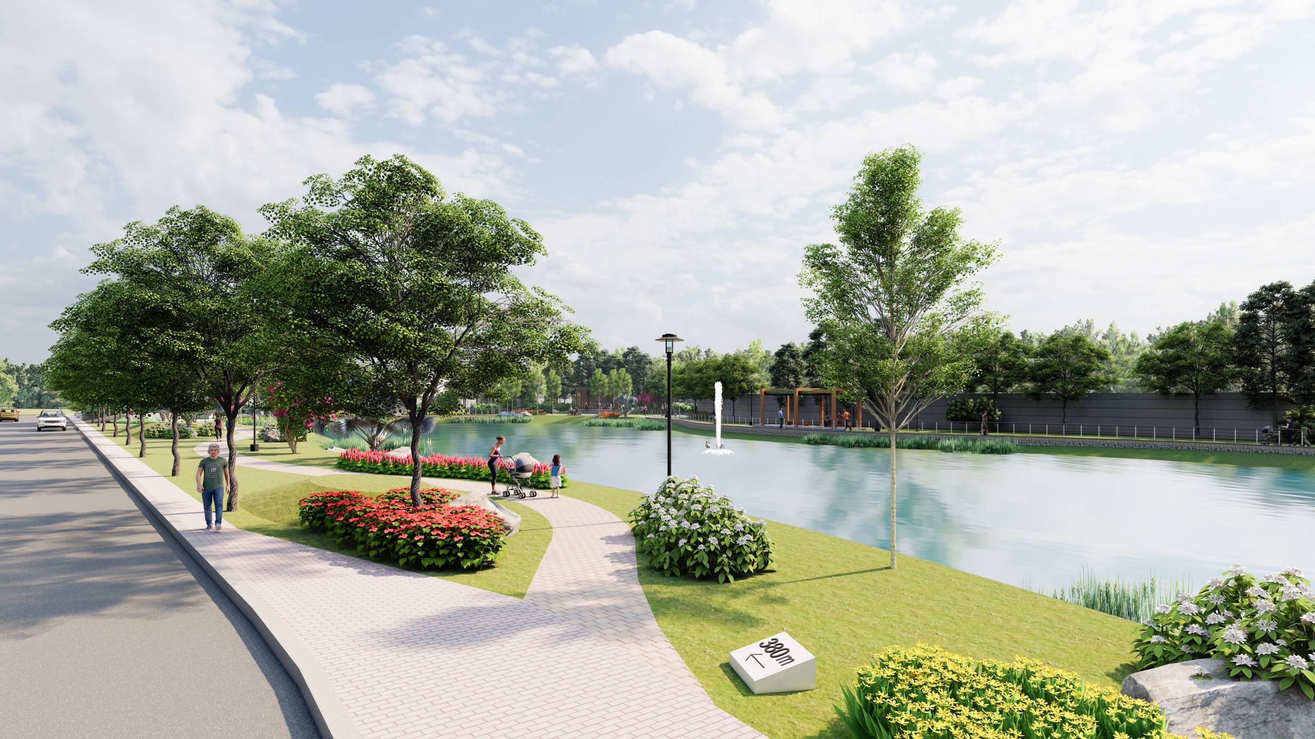 Lingkungan Hijau yang asri di Rumah Baru Terbaik Tangerang